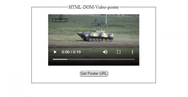 HTML DOM Video poster 属性 | w3schools 中文网