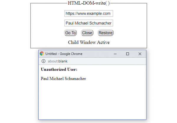 HTML DOM write() 方法 | w3schools 中文网