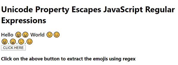 Unicode 属性转义 JavaScript 正则表达式 | w3schools 中文网