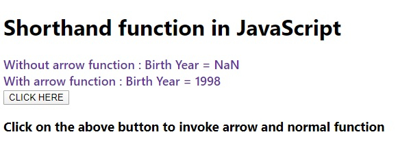 解释一下 JavaScript 中的简写函数? | w3schools 中文网