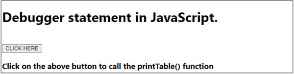 JavaScript 中的调试器语句 | w3schools 教程