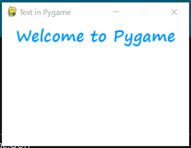 Python - 在 PyGame 窗口中显示文本 | w3schools 中文网