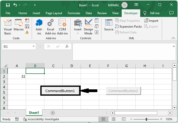 如何在 Excel 中根据单元格值启用或禁用按钮? | w3schools 中文网