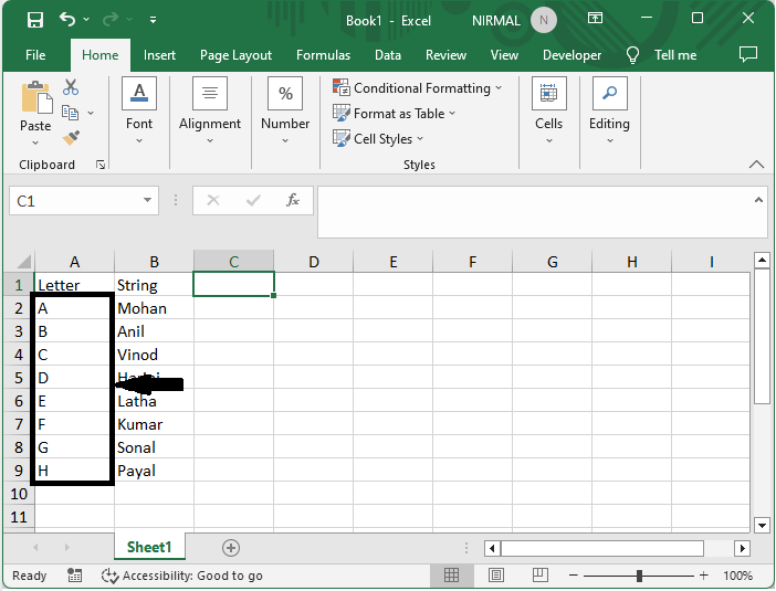 如何在 Excel 中用字母为单元格编号? | w3schools 中文网