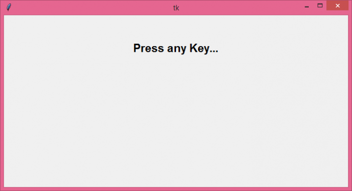 TkInter keypress、keyrelease 事件 | w3schools 中文网