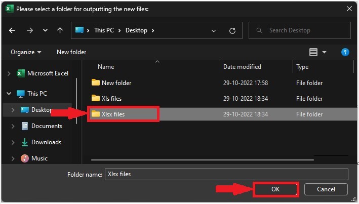 如何在 Excel 中将多个 XLS 文件转换为 XLSX 文件? | w3schools 中文网