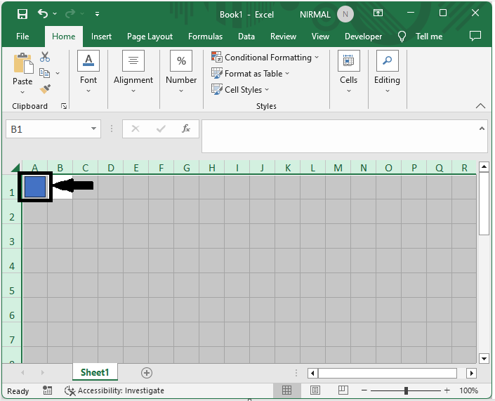 如何在 Excel 中创建网格纸或方格模板 | w3schools 中文网