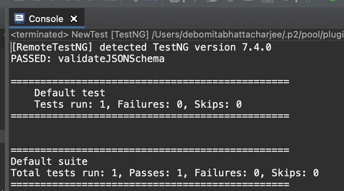 在 Rest Assured 中验证 JSON Schema。 | w3schools 中文网