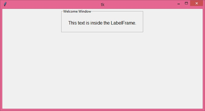 在 Tkinter Canvas 中创建 LabelFrame | w3schools 中文网