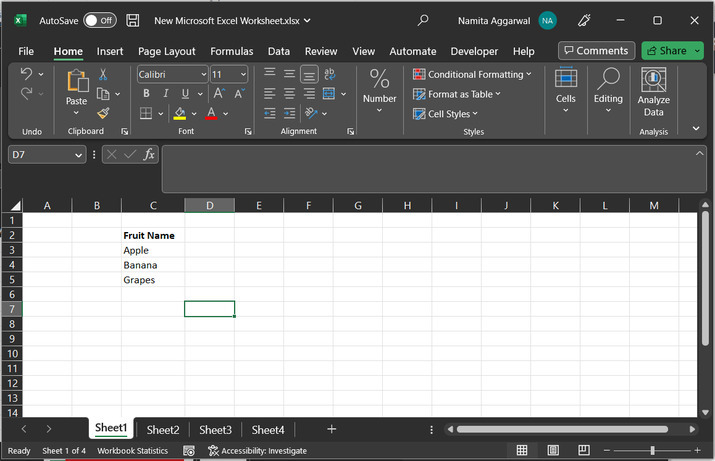 如何在 Excel 中分组或取消分组工作表? | w3schools 中文网