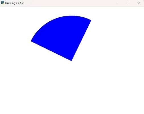 使用 Python 中的 Arcade 绘制弧线 | w3schools 中文网