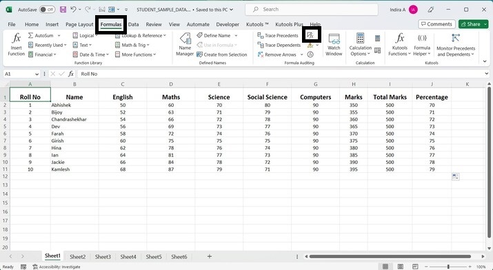如何在 Excel 中列出所有公式? | w3schools 中文网