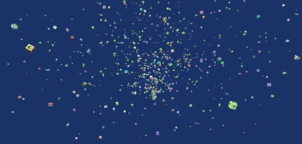 BabylonJS 网格固体粒子详解与使用示例 | BabylonJS 教程