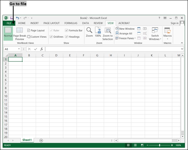 GoTo Excel 文件