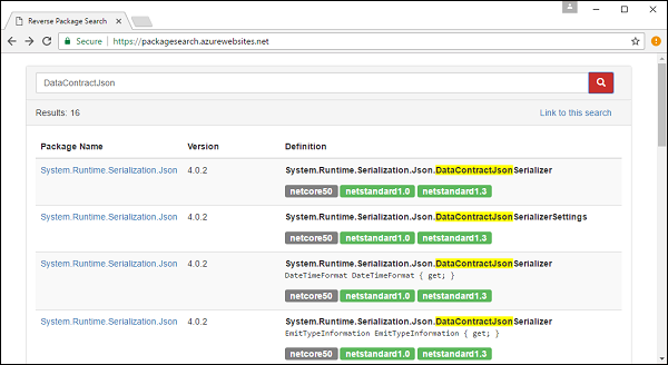 DataContractJson