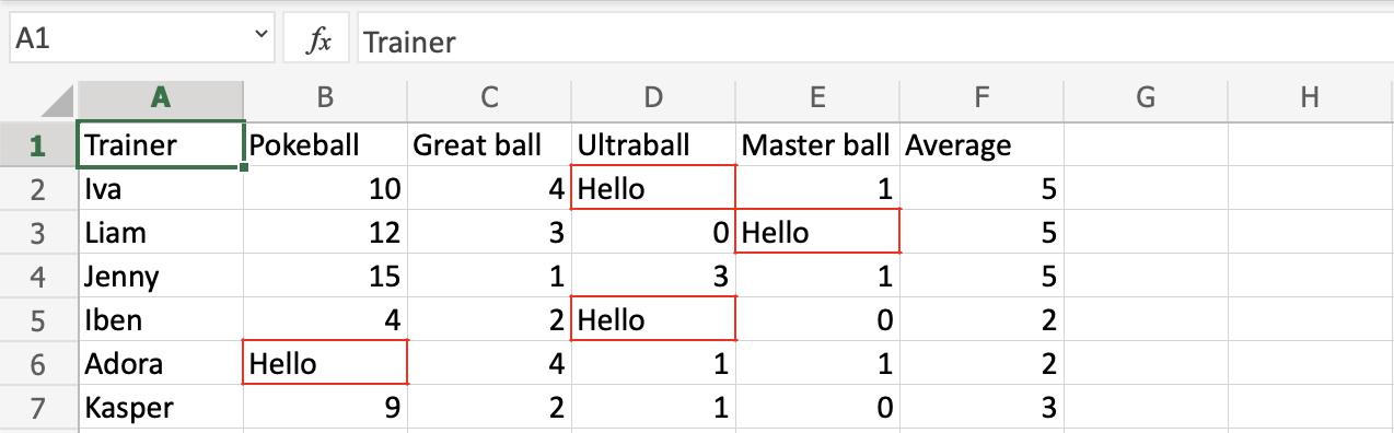 Excel AVERAGE 函数