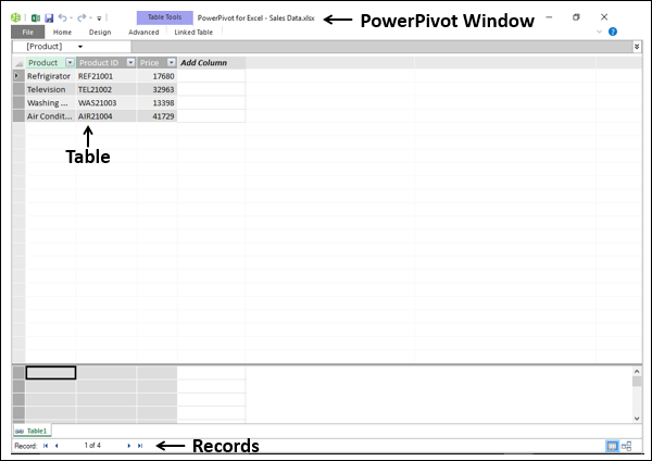 Excel 表格