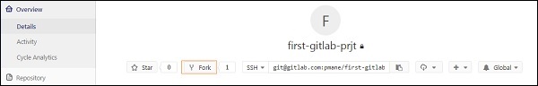 GitLab Fork Project