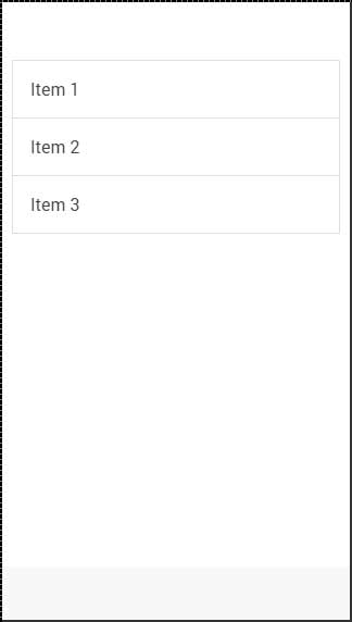 Ionic Lists