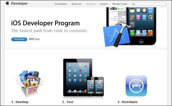 申请 Apple 开发者