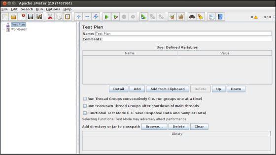 JMeter GUI