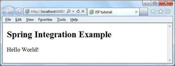 JSF Spring 集成详解与使用示例 | JSF 教程