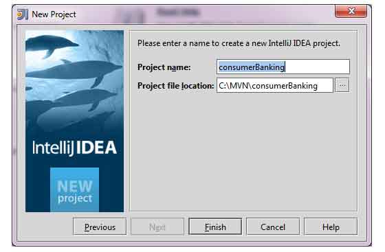 IntelliJ IDEA 中的新项目，步骤 5。