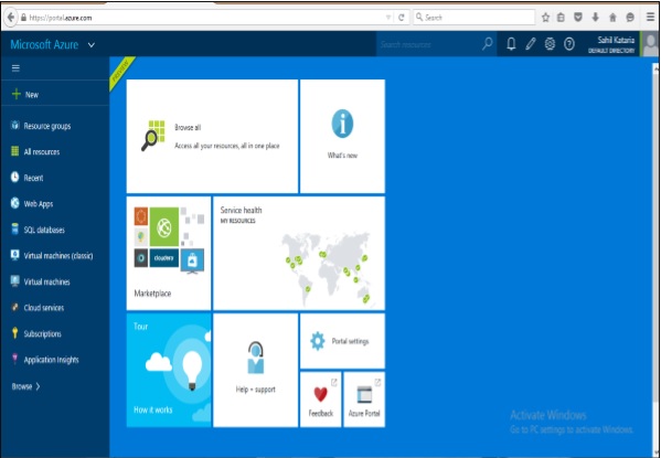 Azure 预览门户