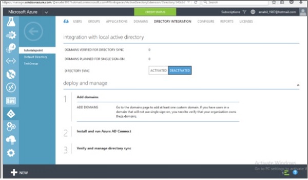 集成 Active Directory