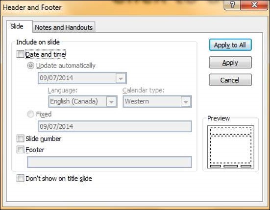 Microsoft PowerPoint 2010 中添加幻灯片编号