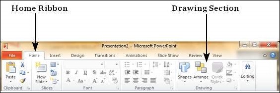 Microsoft PowerPoint 2010 中添加新文本框