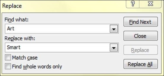 Microsoft PowerPoint 2010 中查找和替换内容