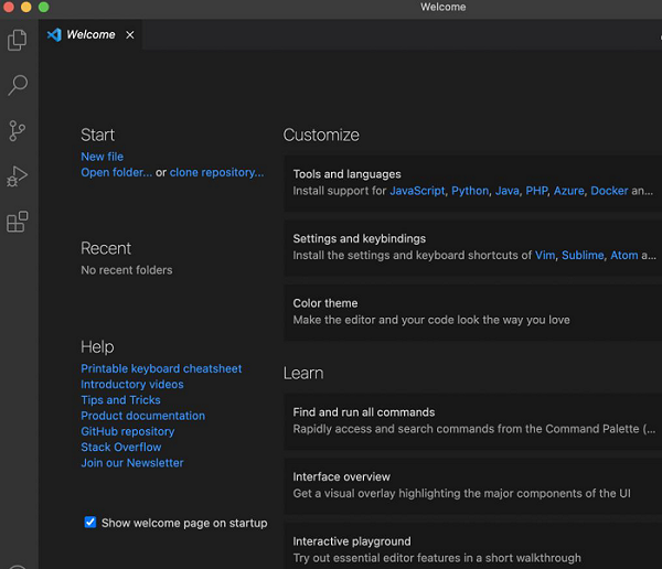 启动Visual Studio