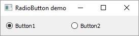 QRadioButton 小部件输出