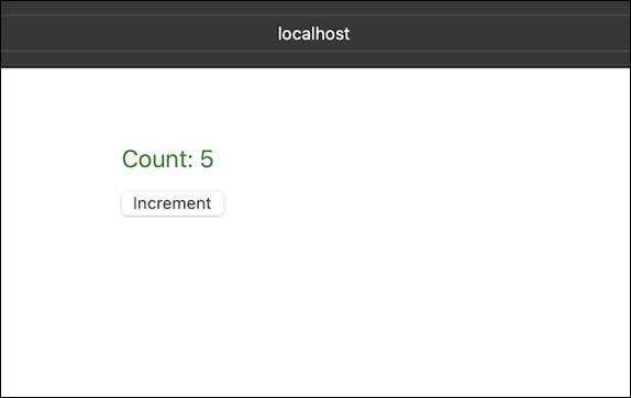 count 5increment