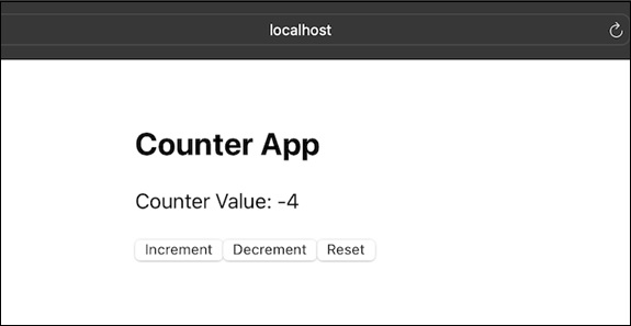 counter app increasing