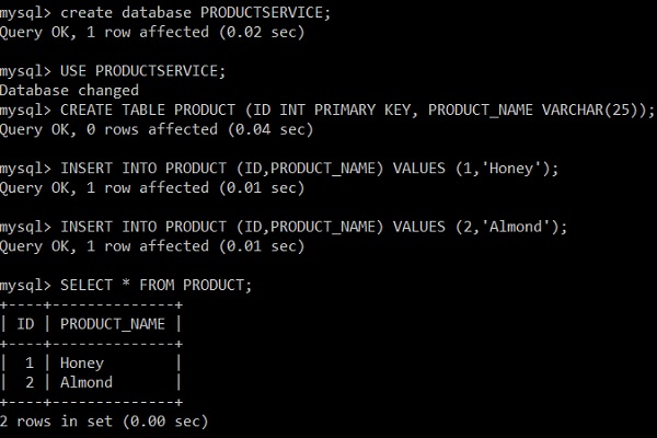 MySQL 中的数据库和表