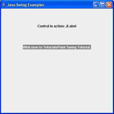 Swing JLabel