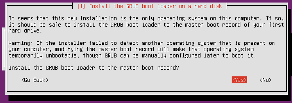 安装 GRUB 引导装载程序